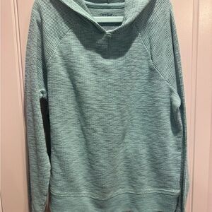 Cat & Jack Girl’s Soft Teal Hoodie Sweater